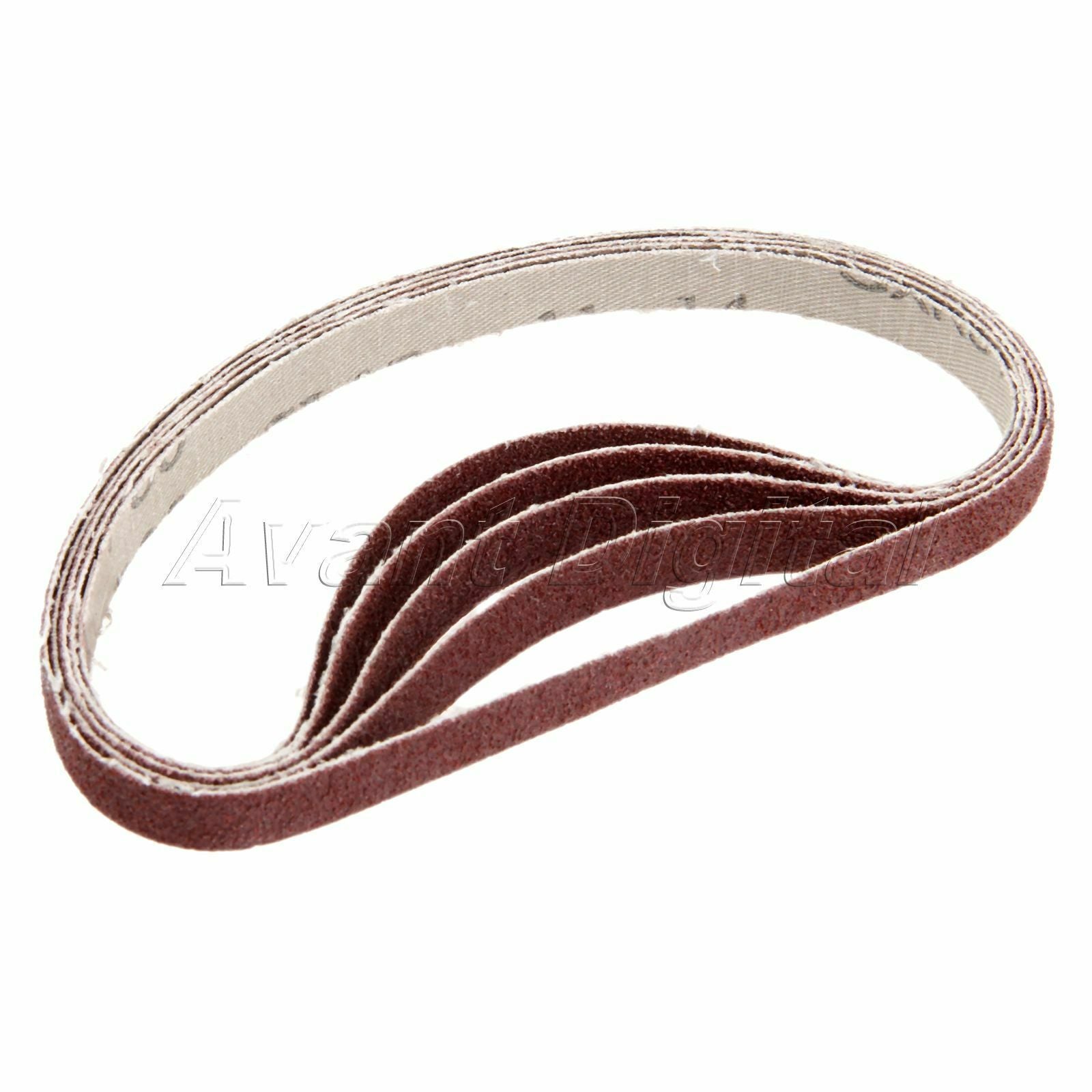 80# Grit Sanding Abrasive Belts Sander Sharpening Polishing Grinding Tool 5pcs