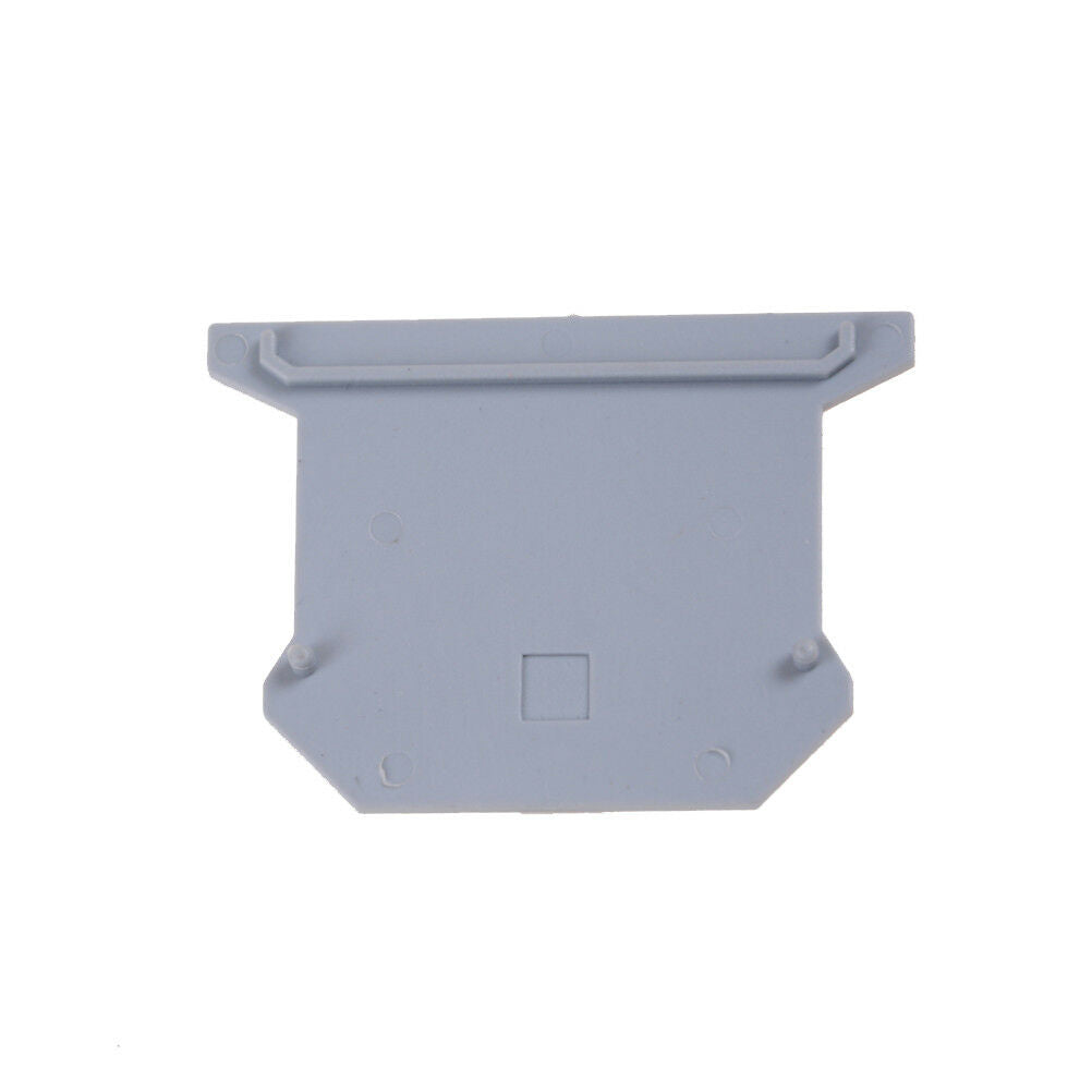 10PCS D-FO2.5 END PLATE Din Rail Uneiversal screw type Terminal Block TH