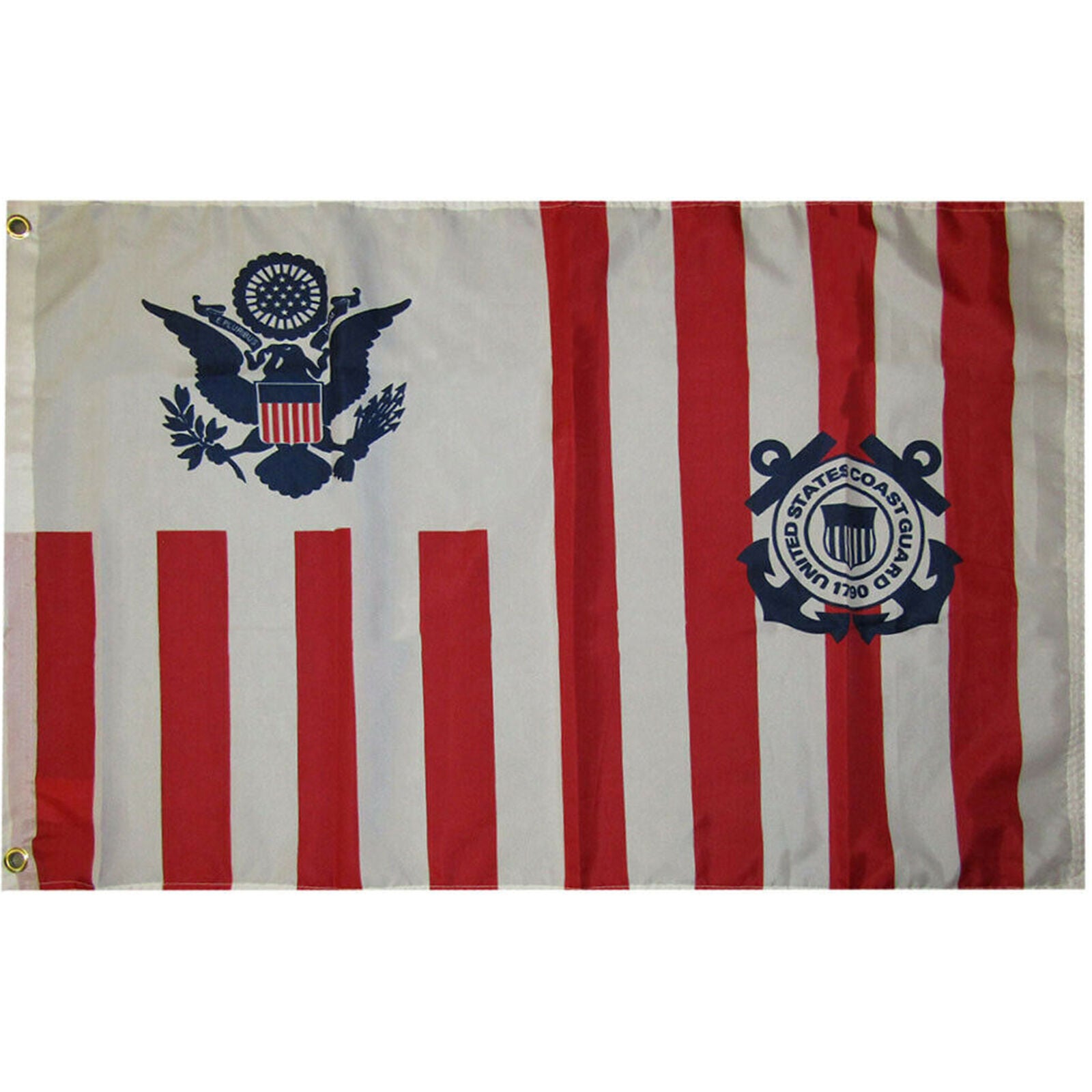 2x3 United States Coast Guard Ensign 1799 Flag 100D Woven Poly Nylon 2'x3' Flag