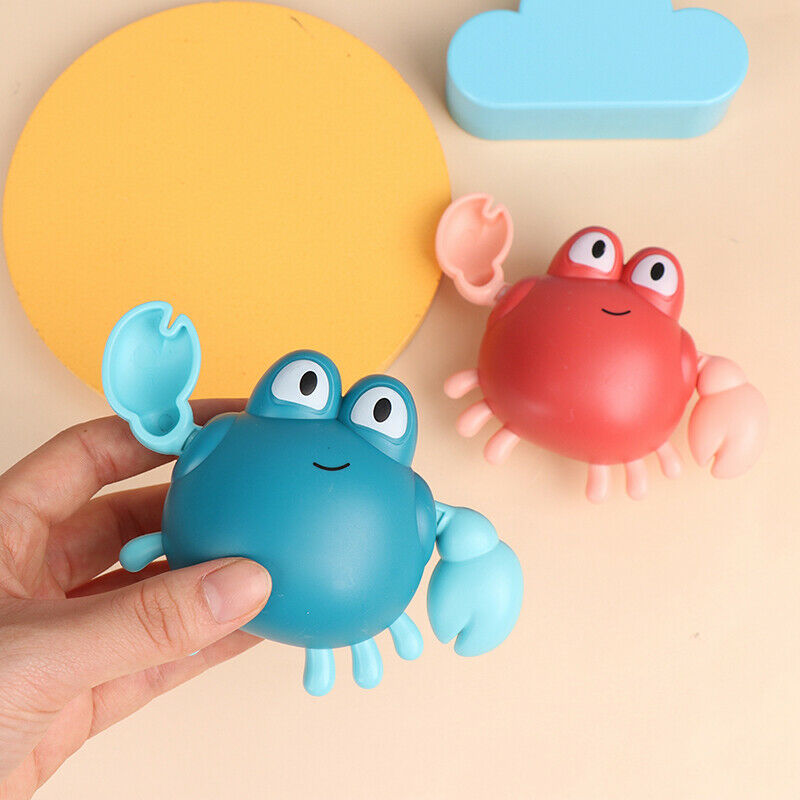 1Pc Baby Bath Toys Cute Crab Classic Baby Water Toys Infant Swim Clockwork  Qx