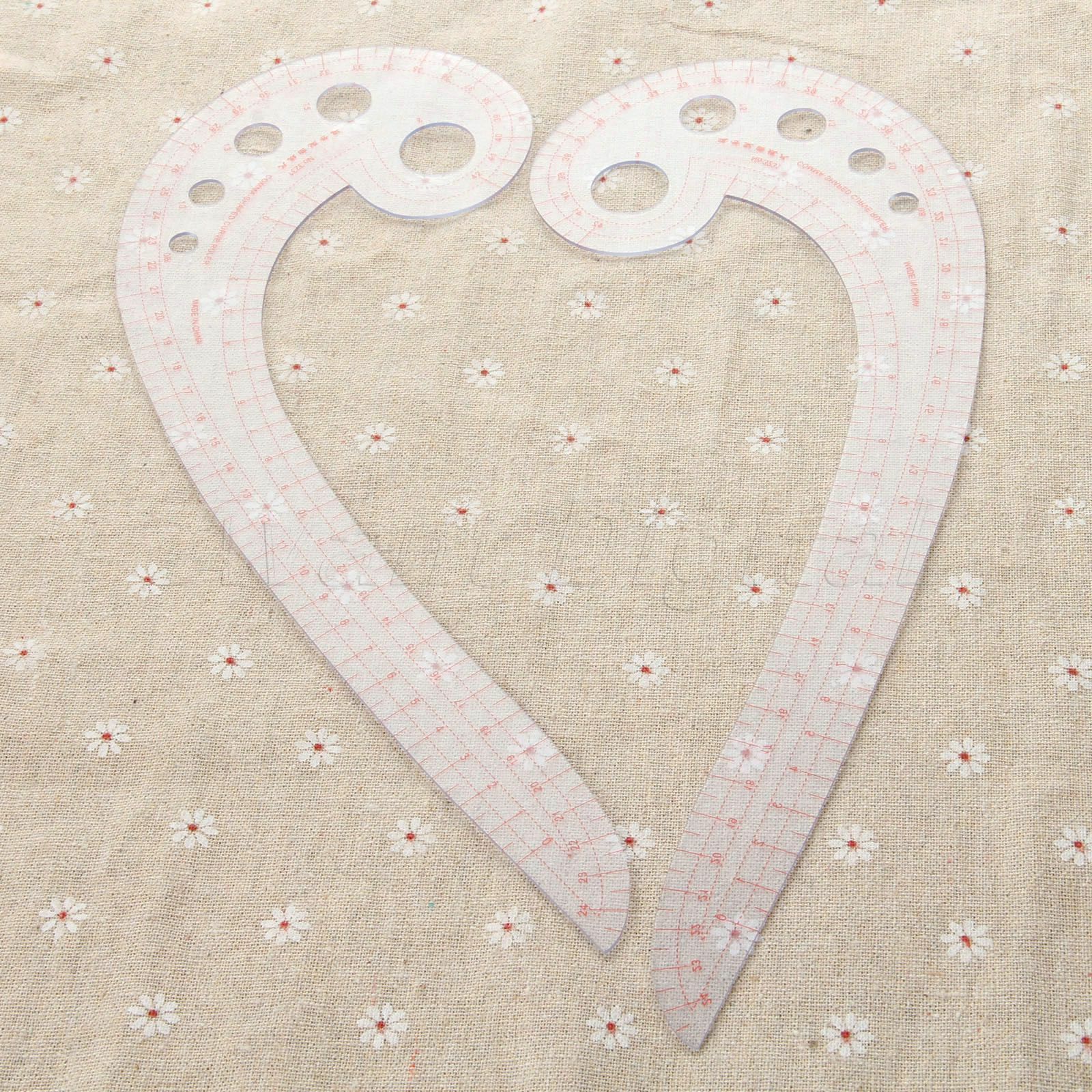 French Curve Comma Shaped Sewing Kit Plastic Curve Ruler Styling Design Ruler
