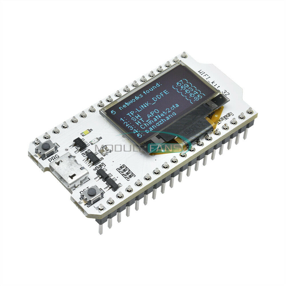3.3-7V ESP32 0.96'' inch OLED Bluetooth WIFI CP2102 Module 32M for Arduino