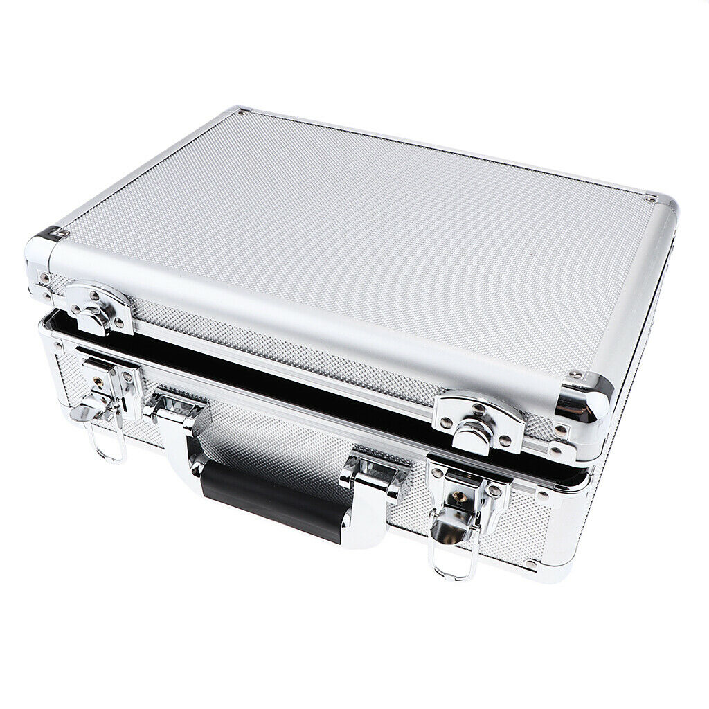 Aluminium Hairdressing Salon Lock Box Hair Stylists Tool Carry Case White