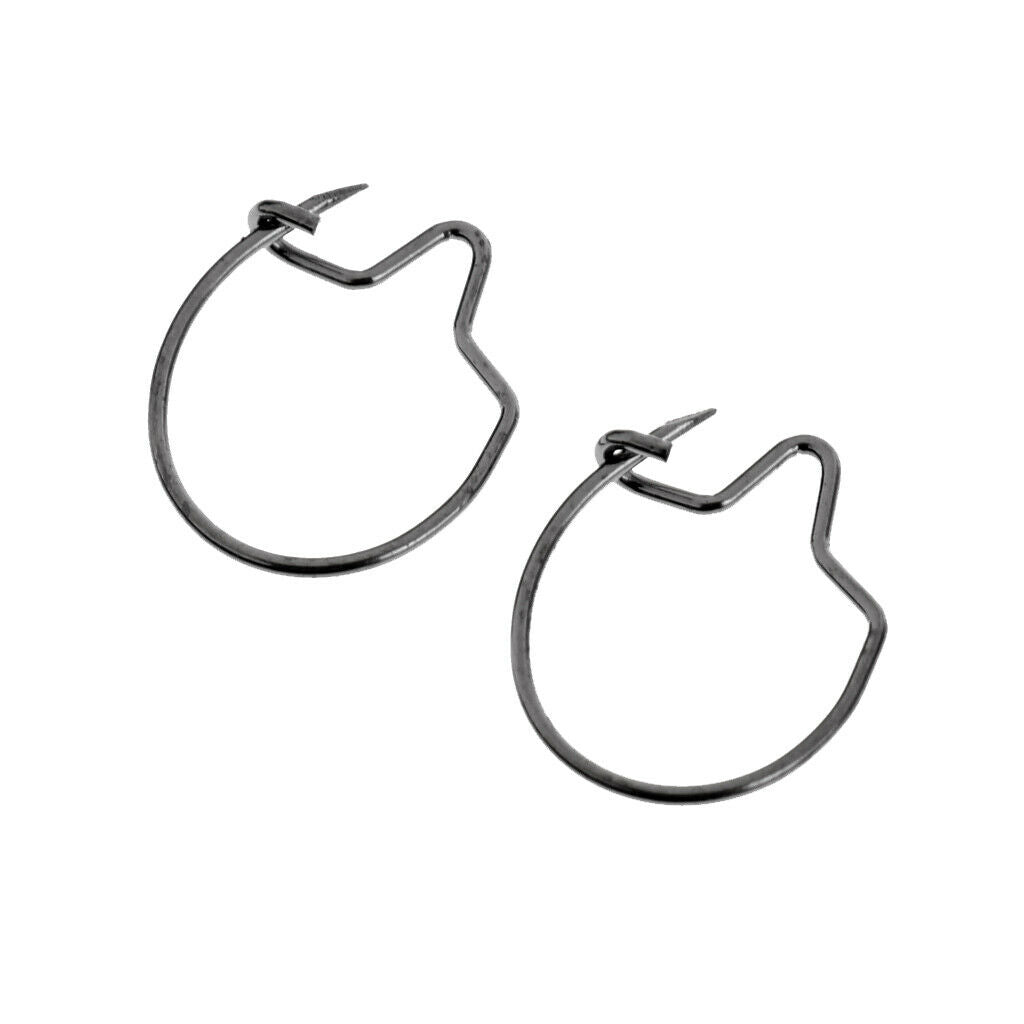 100 Pcs Fishing Bait Clips Terminal Tackle Bait Rings for Fishing Hooks