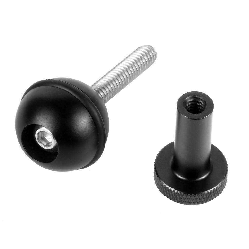 Durable 1" Ball Adapter with 1/4" Screw Underwater Housing Camera Diving Arm