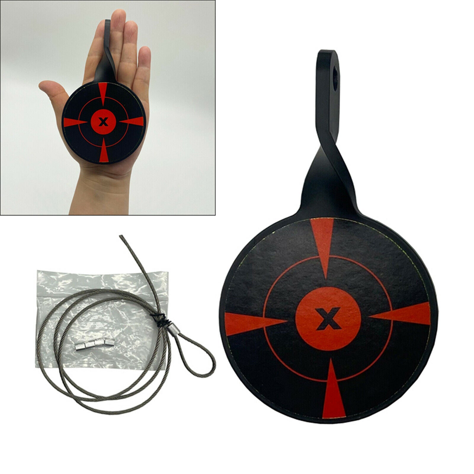 Sturdy Spinner Shooting Target Dia. 8cm Resetting Targets Plinking Target