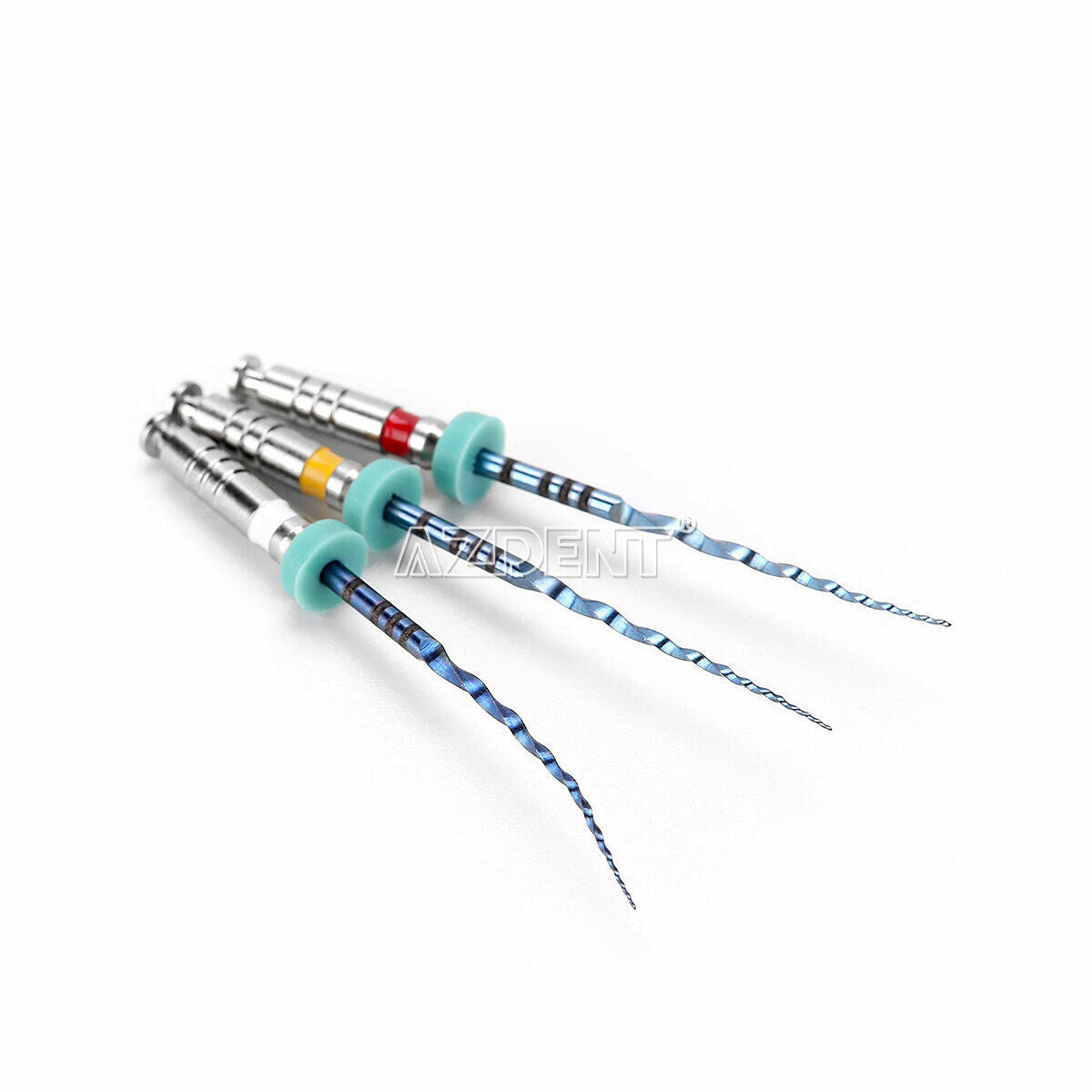 3Pack Dental Endo V Blue NiTi Root Canal Rotary Files Engine Use 25mm 06 #15-#40