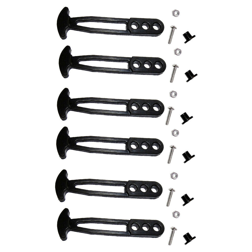 6 Pieces Strap Bungee Cord Holder Tie Down Strap Ladder Yacht Spare Part