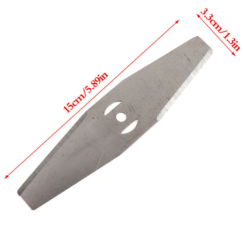 1Pc 15cm Metal Grass String Trimmer Blades Lawn Mower Replacement Trimmer ToBDA