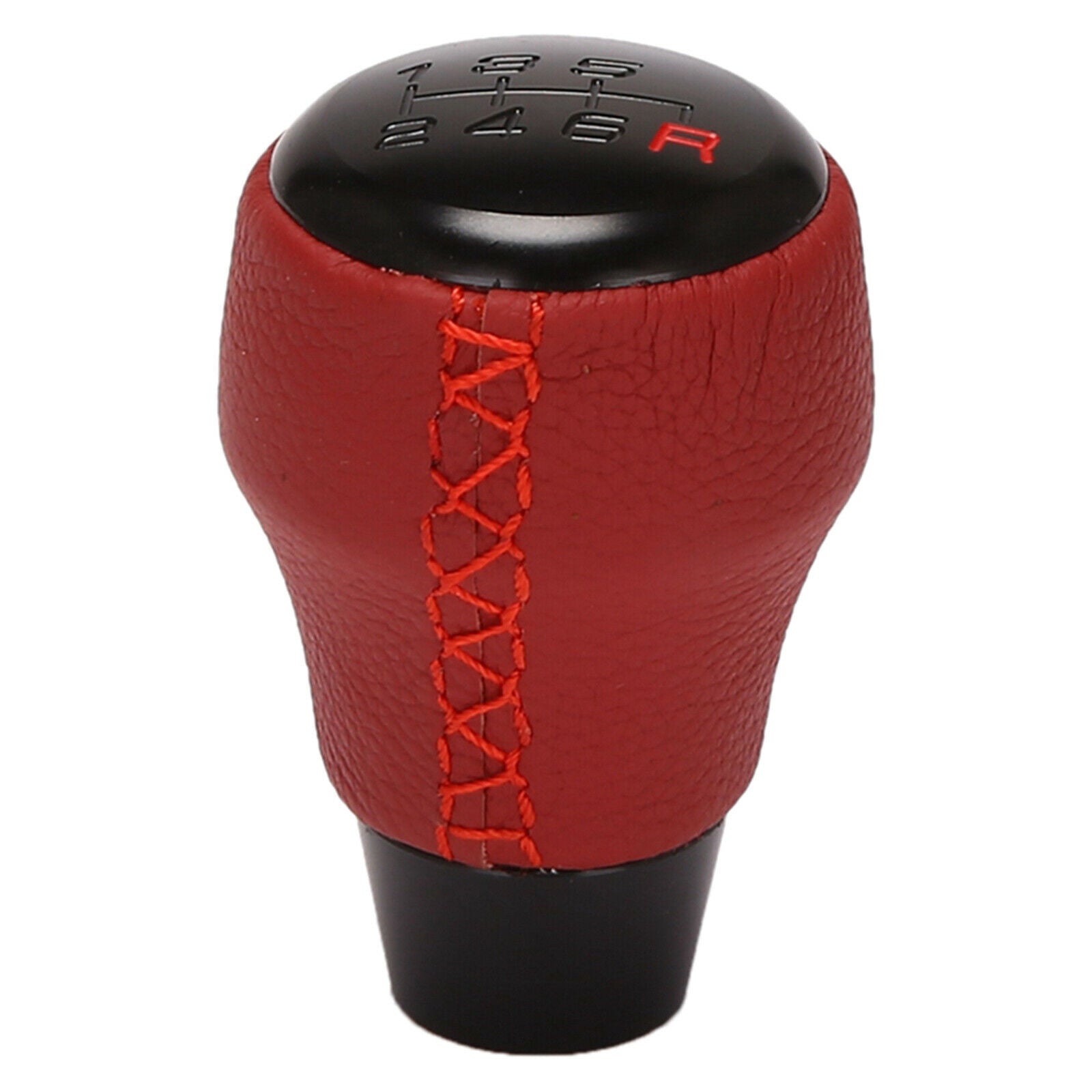 Car Gear Switch Knob Red Leather for Civic Type R 2017-2021 08U92-TEA-110