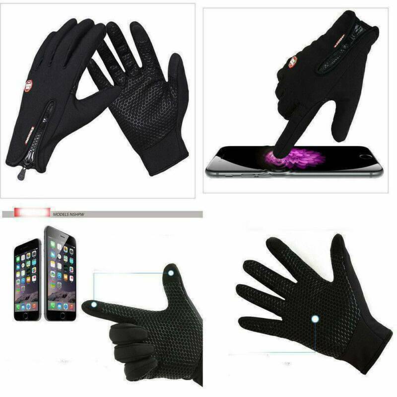 Mens Womens Winter Warm Gloves Windproof Waterproof Thermal Touch Screen Mitten