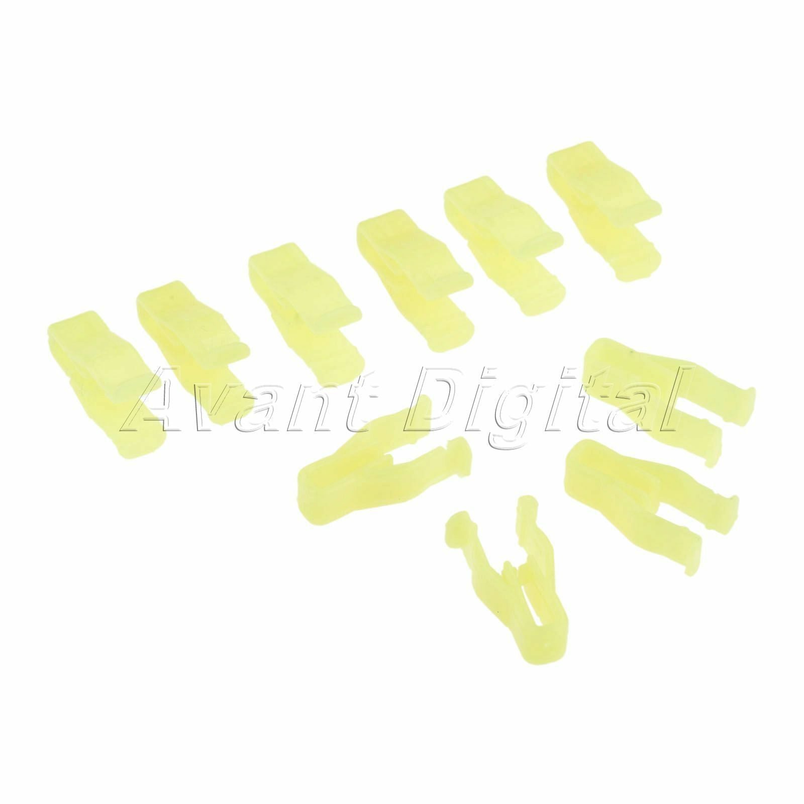 50PC HE08 Car Trim Universal Fastener Clip Control Panel Dashboard CD Clips