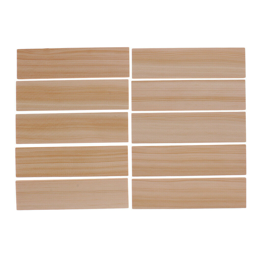 20 Pieces Blank Pine Wood Boards Unfinished Wood Sheets For Crafts, Models &