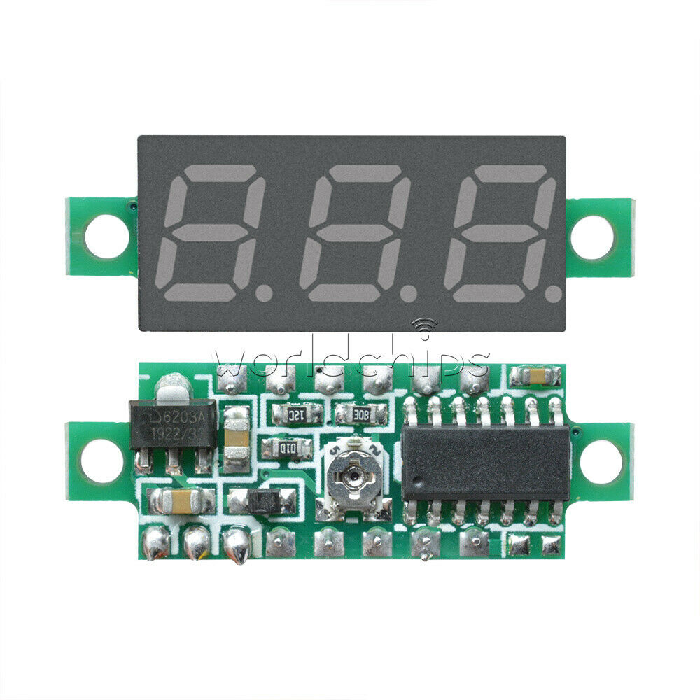DC 0-100V 0.28" LED Red Voltmeter Digital Display Voltage VOLT METER 12V 24V