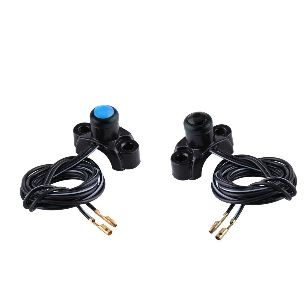 2xMotorcycle 22mm Handlebar Motor Kill Stop Start Button Switch