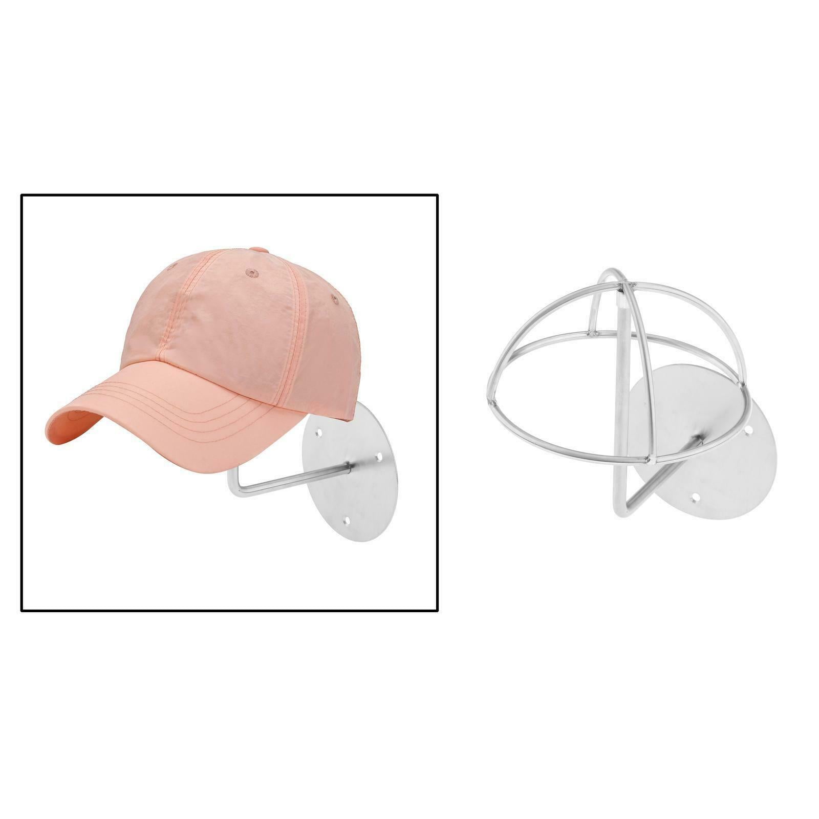 Wall Mounted Wire Stainless Metal Hat Wig Stand Display Rack Dome Shape