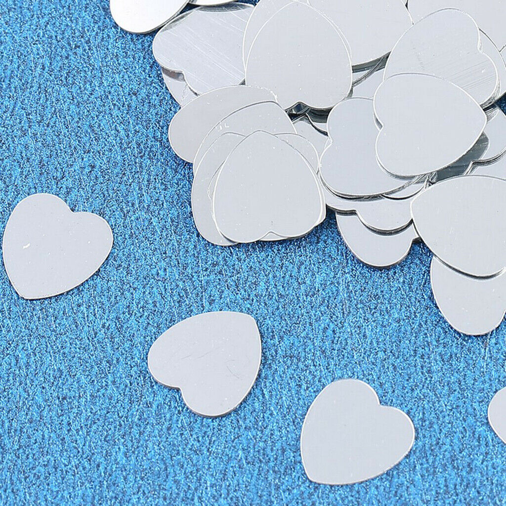 Glitter Plastic Heart Confetti for Valentine's Day Wedding Party Decorations