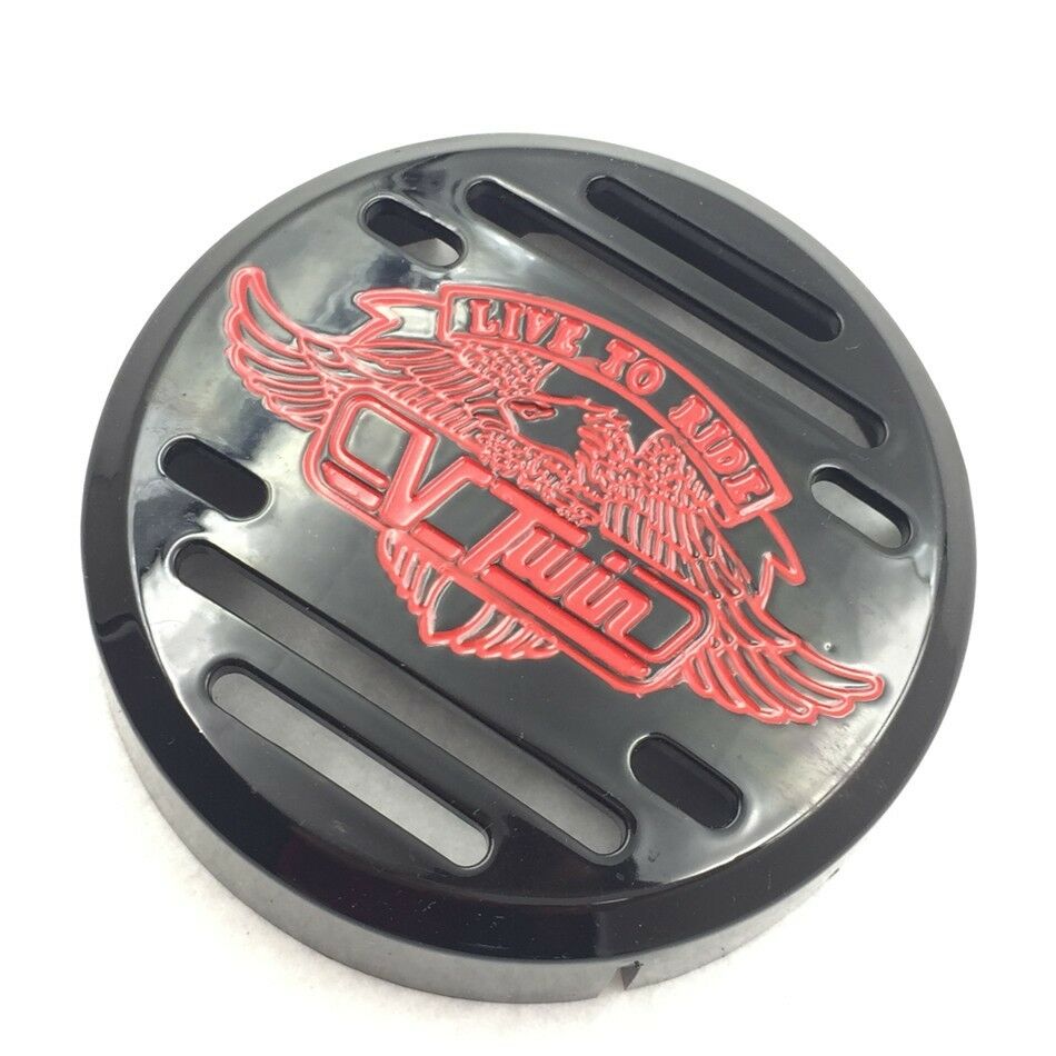 Black V-Twin Horn Cover- For Yamaha V-Star 650 1100 Vstar Classic Custom