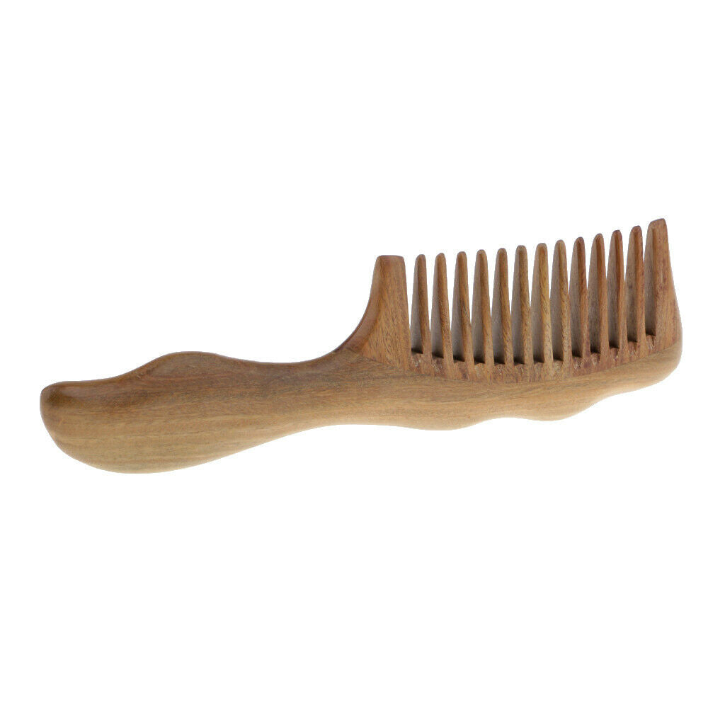Portable Wooden Hanging Mirror Hand Mirror Professional Hairdressing Comb Hair