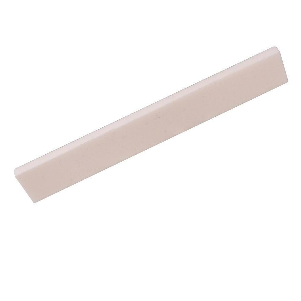 2 lot Bone White Blank Nut Birdge Saddle for Electric Bass Ukulele Accessory