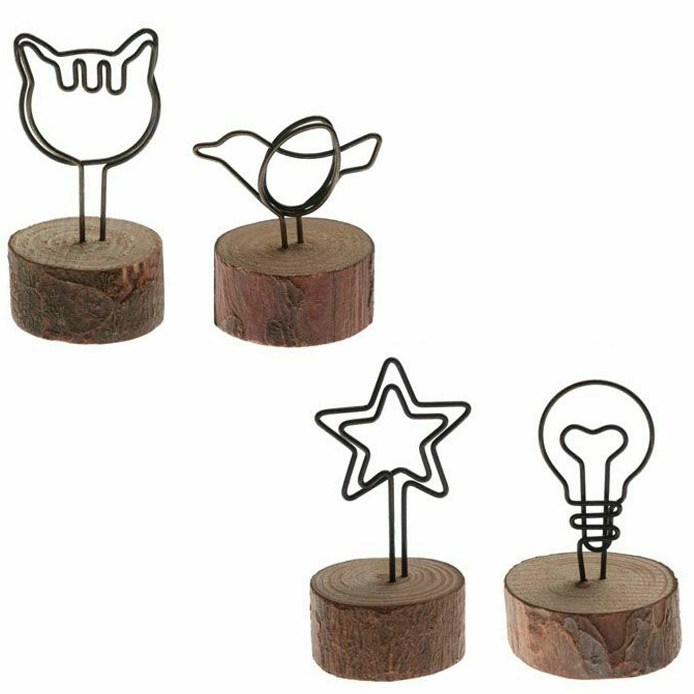 Numbers Holder Paper Clamp Photos Clips Clamps Stand Picture Frame Place Card