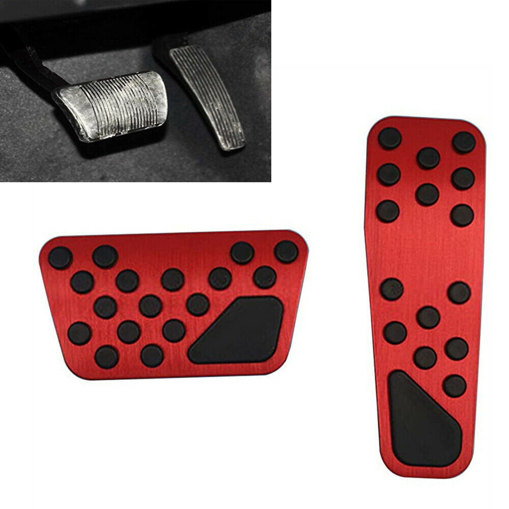 Red Gas Brake Pedal Pad Cover 82211154AB For Dodge Challenger Charger 2009-2019