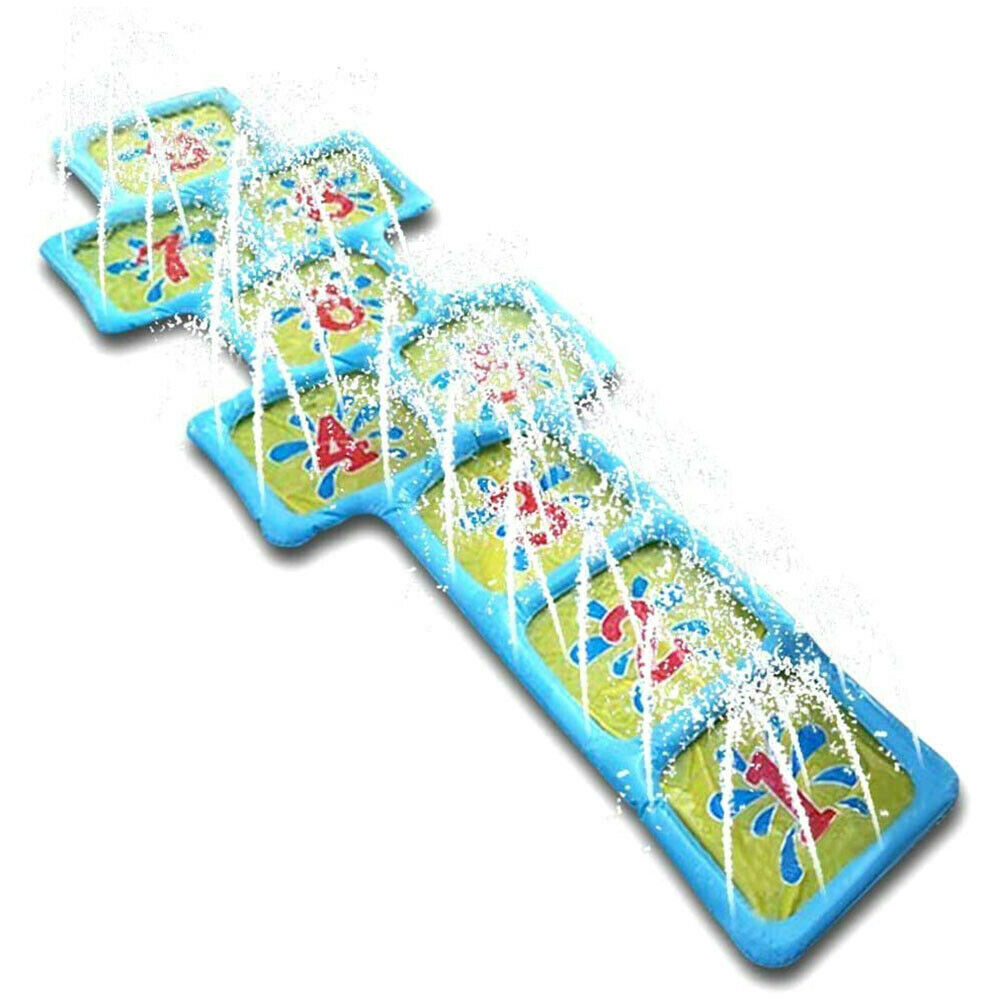 Outdoor Numbers Games For Kids Sprinkler Pad Cartoon Sprinkle Splash Play Mat