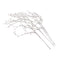 4pieces Simulation Wedding Decoration Plastic Artificial Plants