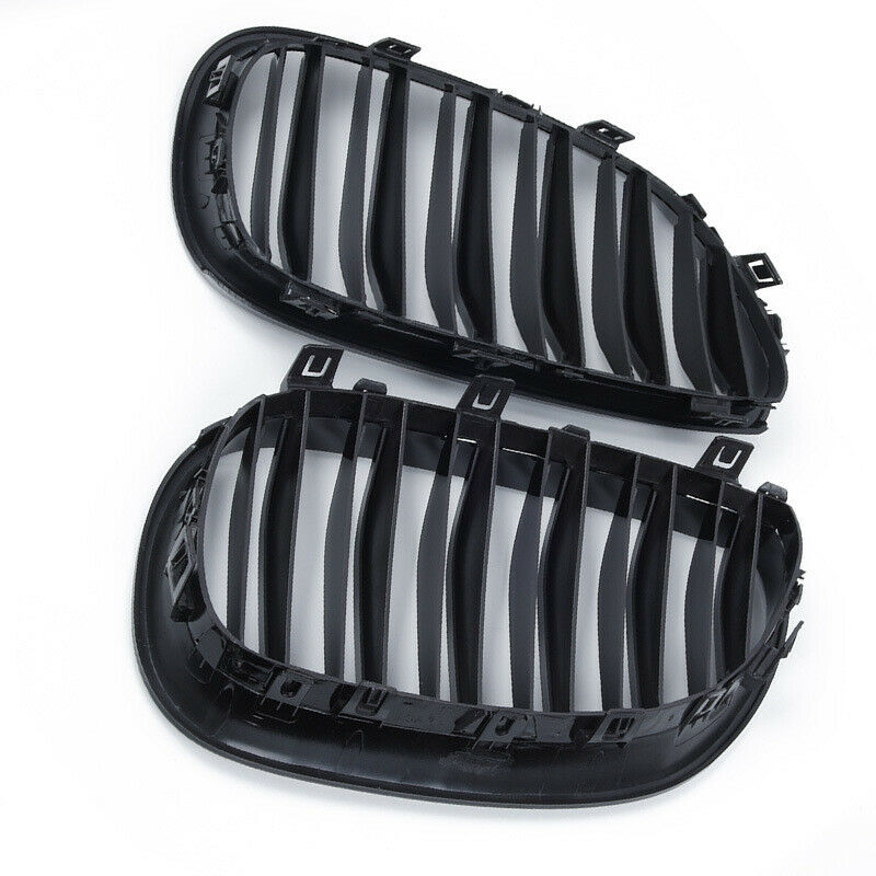 Front Kidney Grill Double Slat Double Line Grille for BMW E60 E61 5 Series 03-10