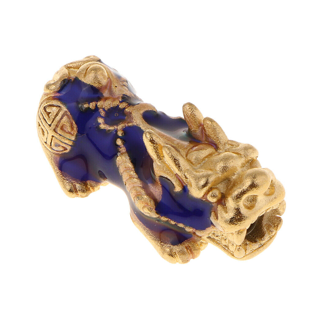 1x Colored Copper Pi Xiu Beads Charms For DIY Jewelry Bracelet,