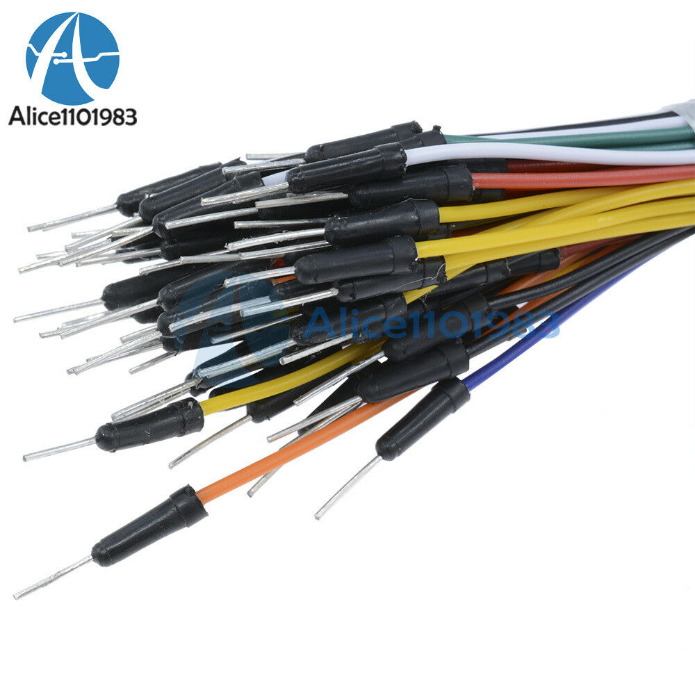 10pcs Male to Male 65pc Solderless Flexible Breadboard Jumper Cable Wires 650pcs