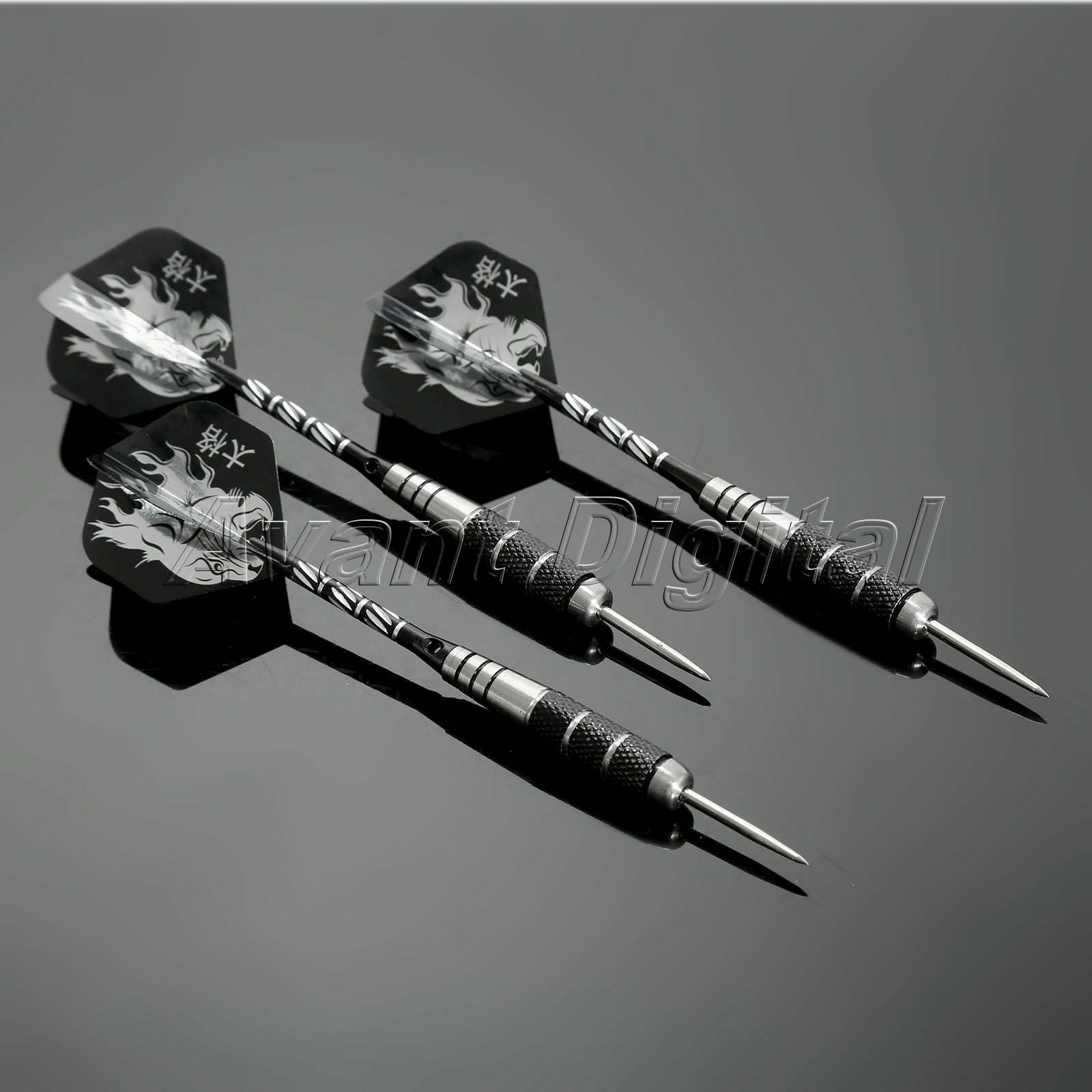 Black & White Darts 22g/pc Stainless Iron Dart Barrel Indoor Sporting Goods Game