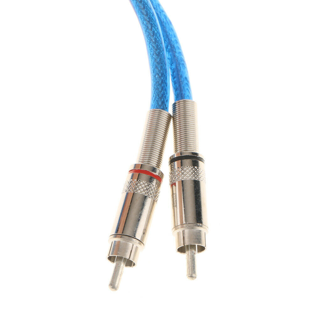 Dual RCA to RCA Audio Video AV Cable DVD VCR Stereo Audio Cable 1 Meter