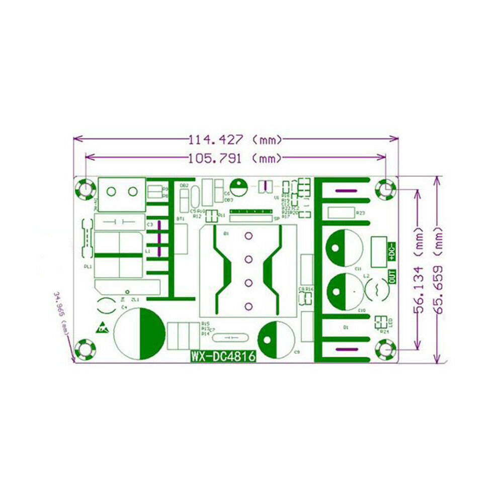48V 200W Switching Power Supply Board High Power Industrial Power AC-DC Module