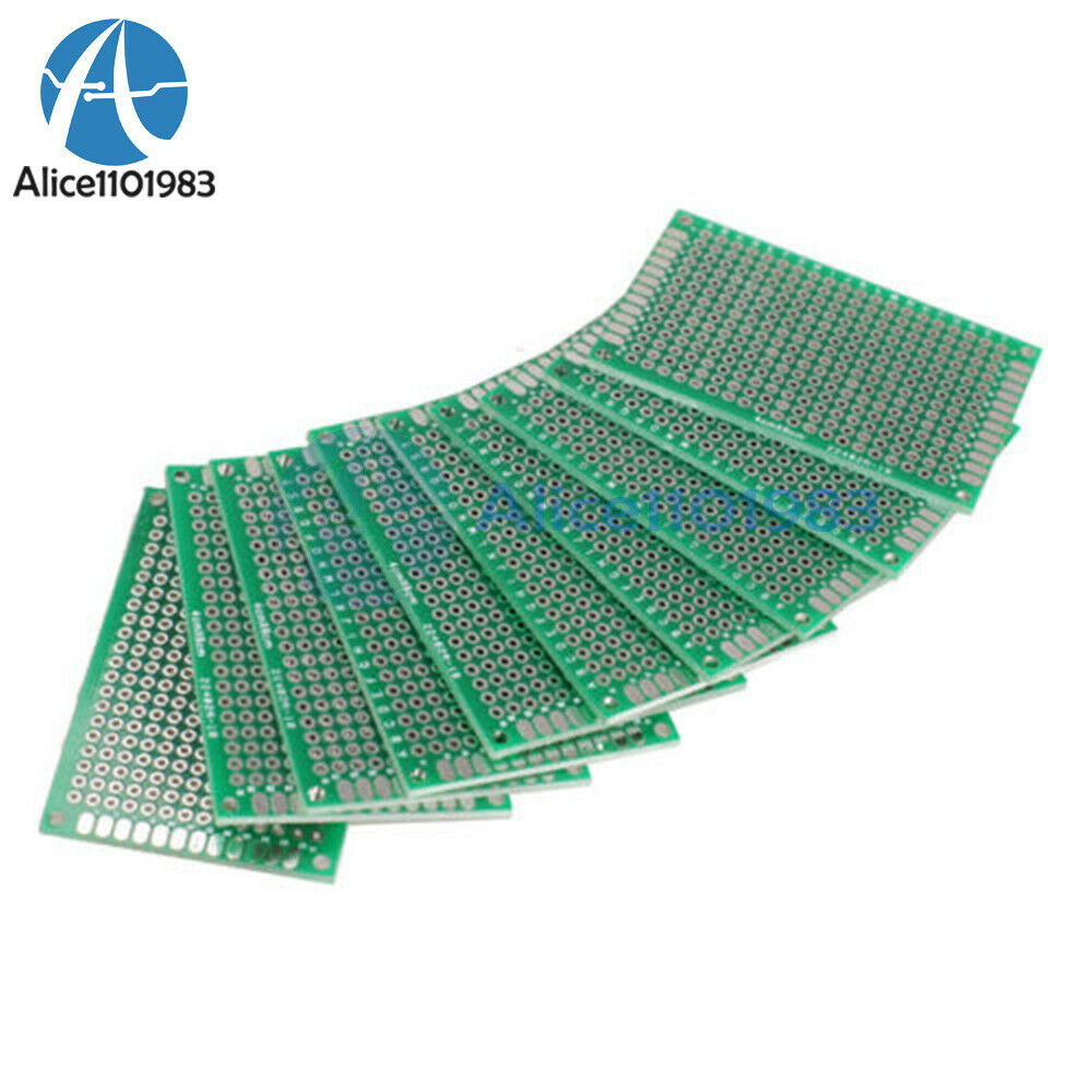 20PCS Double Side Prototype PCB Tinned Universal Breadboard 4x6cm 40mmx60mm FR4