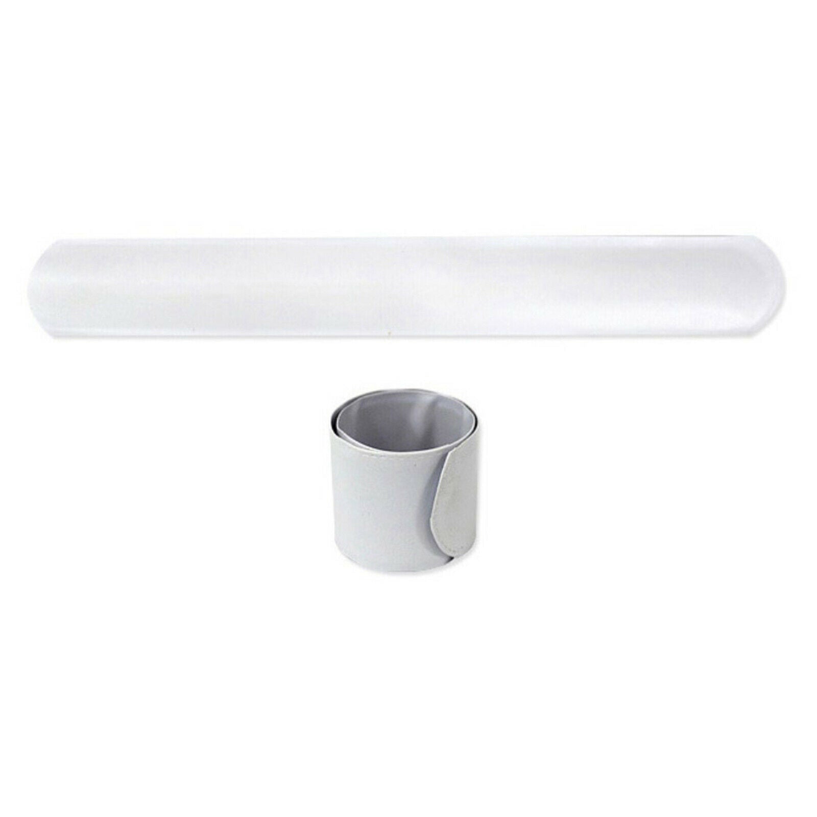 Slap Bracelets 10 Pack White Slap Bracelet Band Soft and Safe for Kids