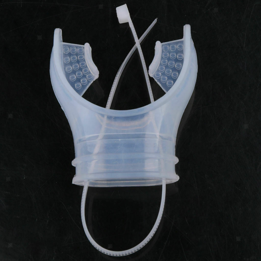 2 Pieces / Set Silicone Scuba Breathing Tube Snorkel Dive Mouthpiece Diving