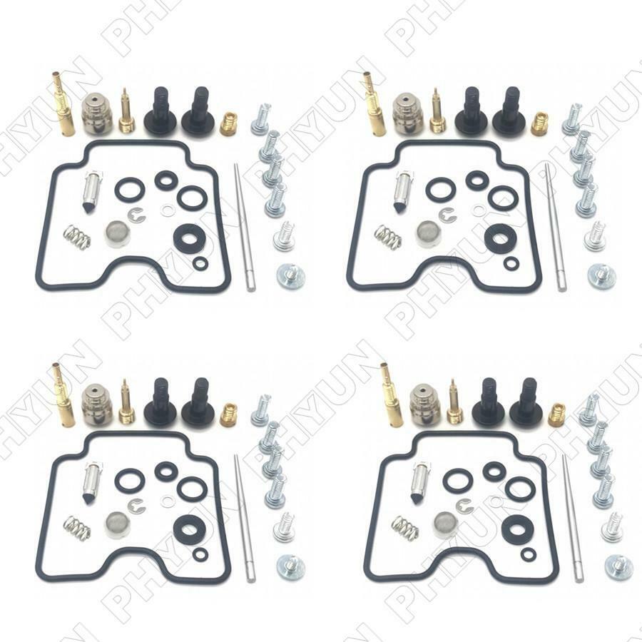 4 Sets Carburetor Rebuild Kit For Suzuki GSX600F GSX 600 600F Katana 1998-2006