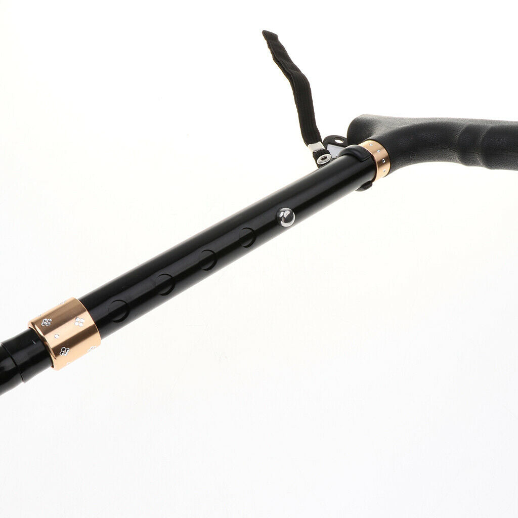 Anti Shock Trekking Poles Collapsible Anti Slip Hiking Walking Support Stick