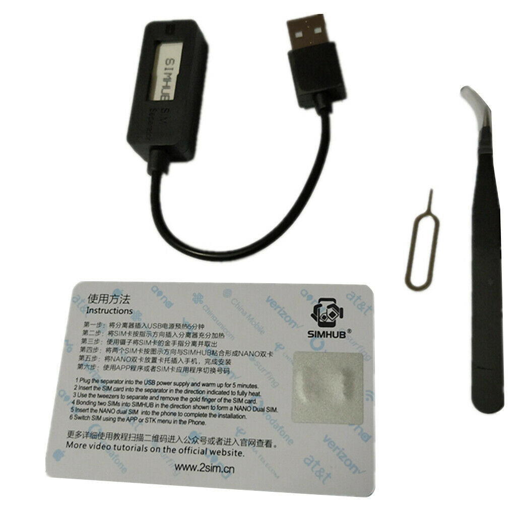 Dual Sim Card Double Adapter Convertor For   5/6/7Plus/8/XS