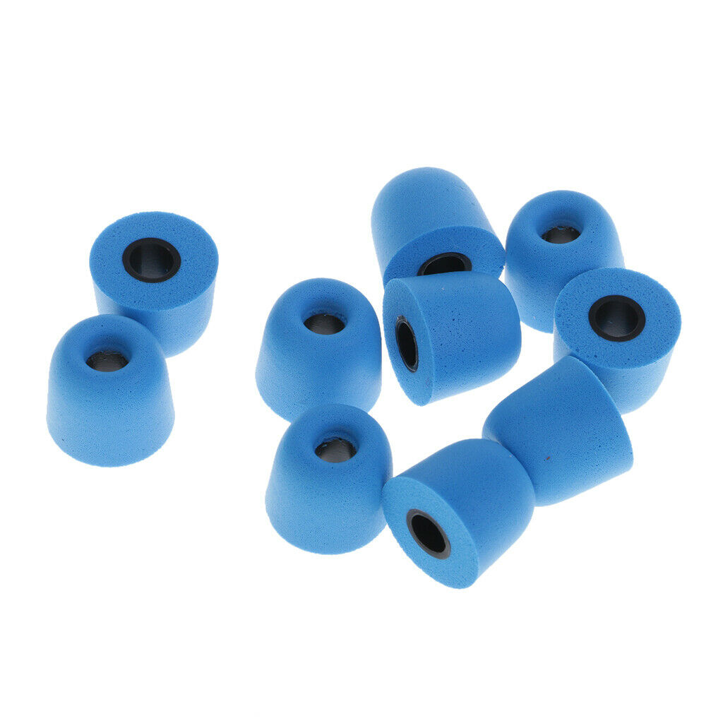 Earbud Memory Foam Eartips Earplug For InEar Headphone 4.5mm blue