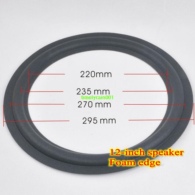 2pcs 12" inch Speaker foam edge Horn surround Stage Audio woofer edge repair
