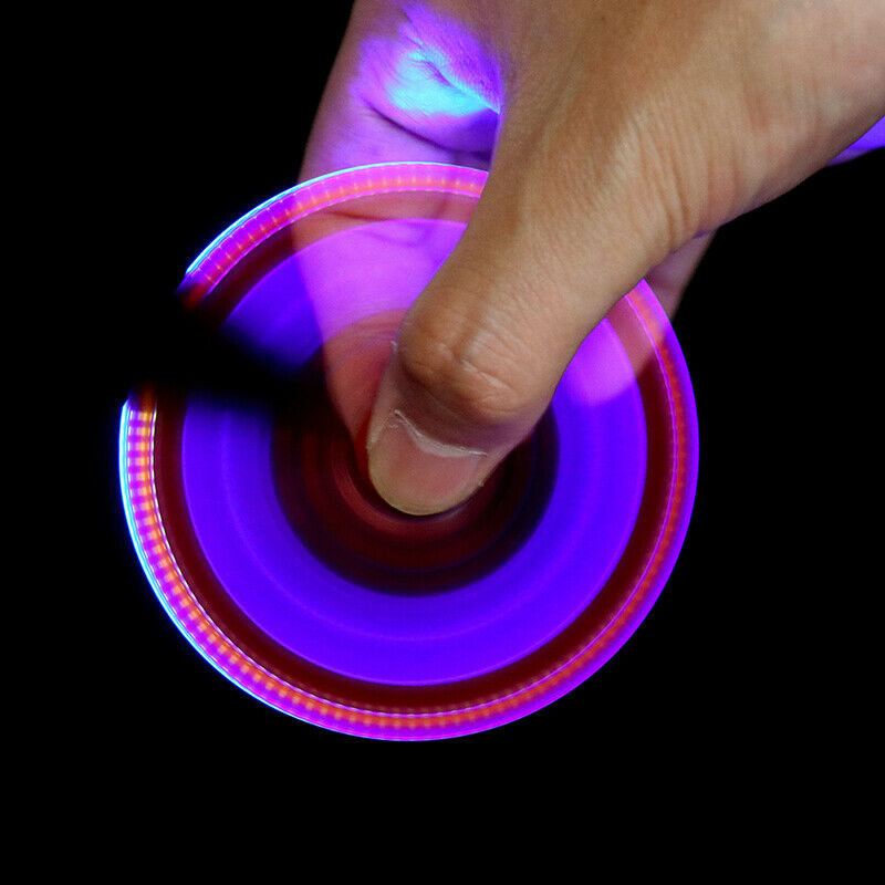 LED Colourful Luminous Spinning Rolling Pen Ball Point Pen Supplies Varied ColWF