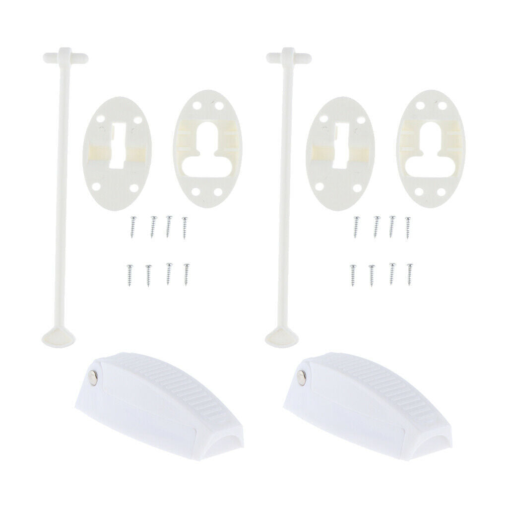 6x C-Clip Entry Door Latch Bracket For Most Recreational Vehicles, Travel