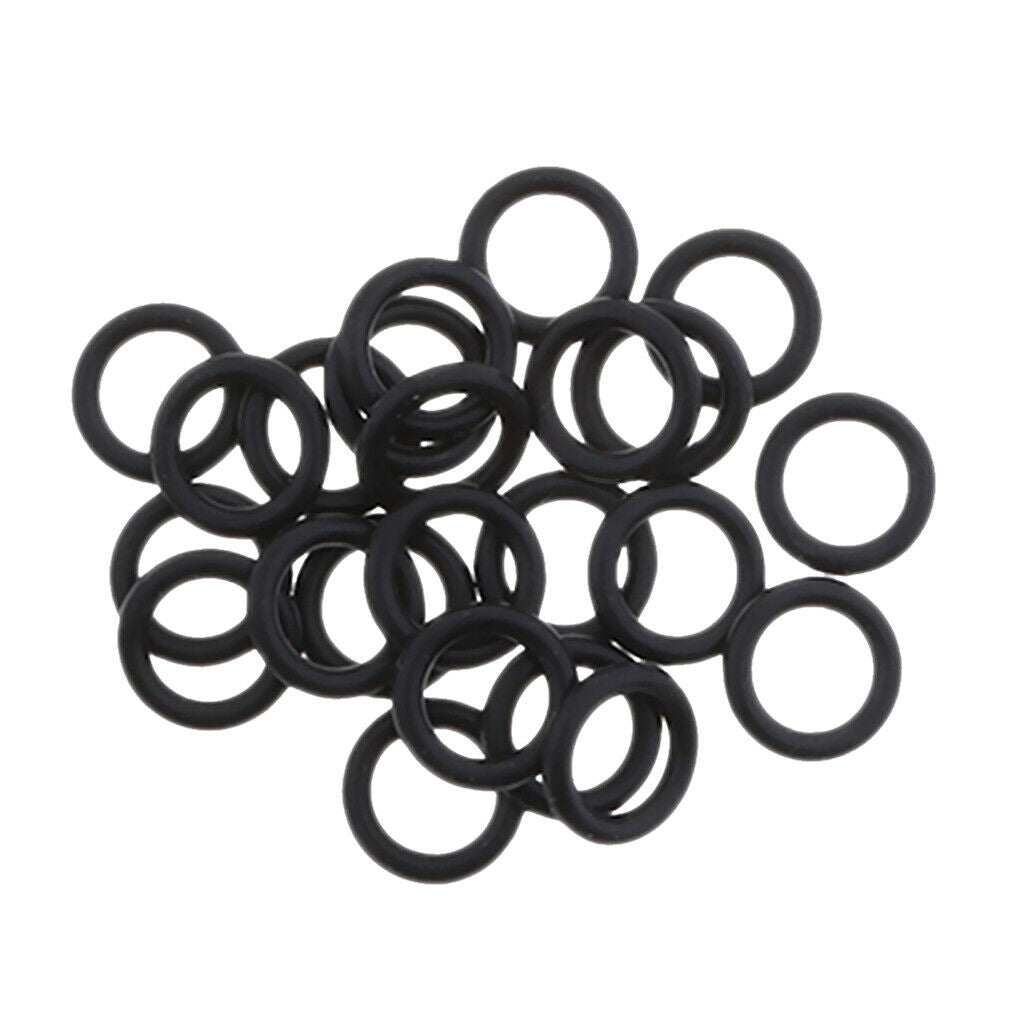 25Pcs Rubber Engine Drain Plug/Oil Pump Cap O-Ring For