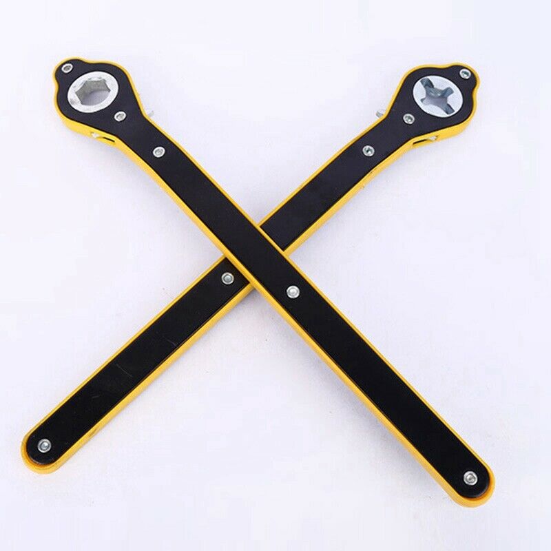 Automobile Tire Ratchet Wrench Tire Jack Removal Wrench Cross Jack Labor SavE5G3