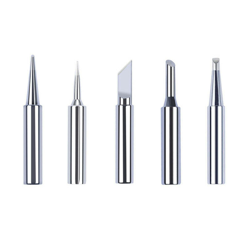 5pcs New Lead Free Soldering Iron Tips Replacement For Soldering Repair Stat DF