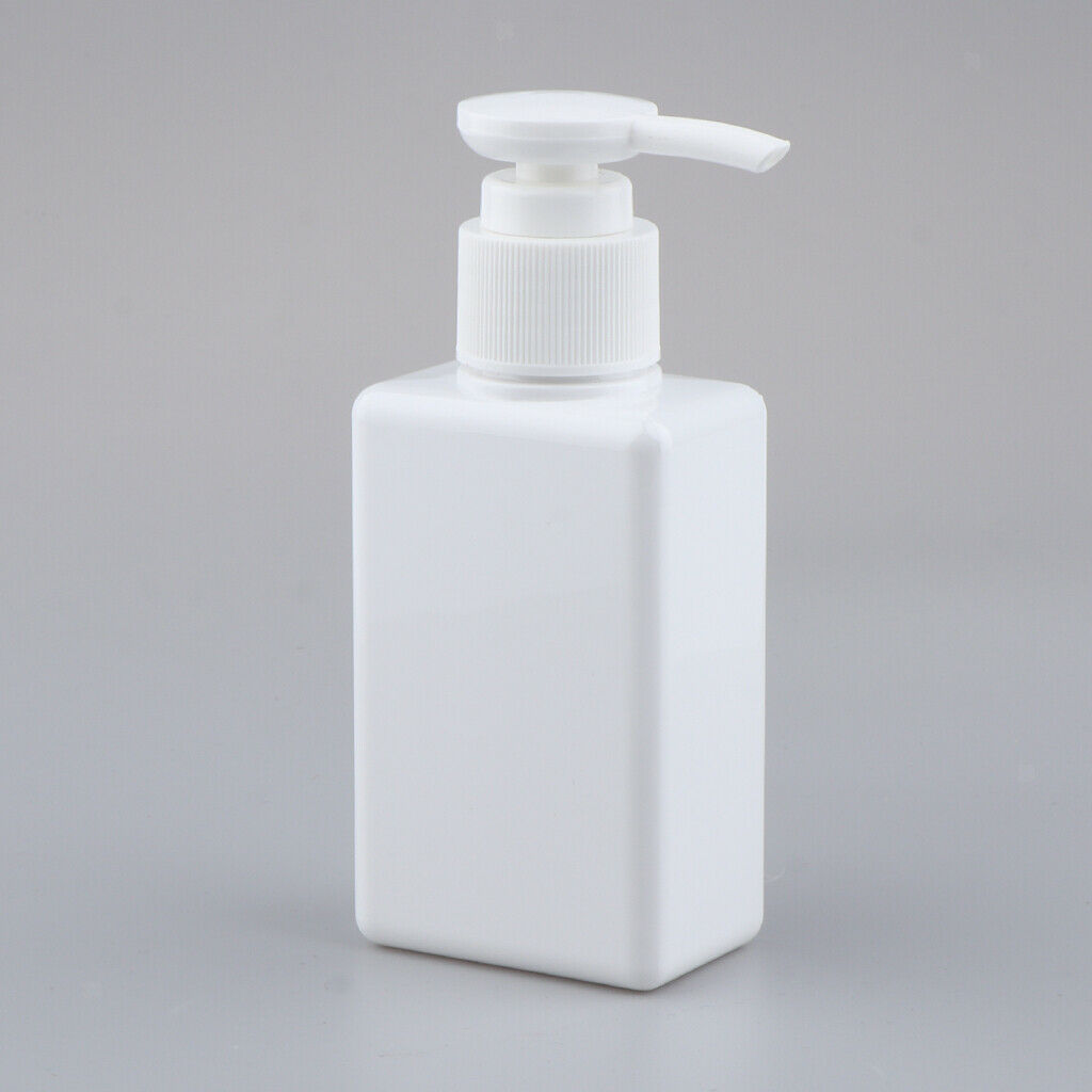 2Pcs PETG Body Wash Soap Cosmetics Liquids Plastic Pump Bottle for Home Travel