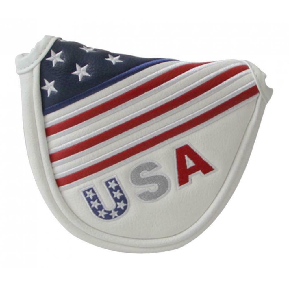 Golf Mallet Putter Cover Headgear Club & Loop Fastener Closure Putter