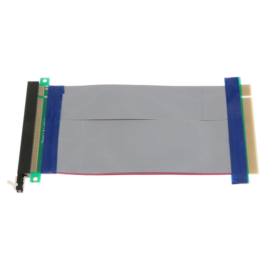 PCI-Express PCIe 16X Slot Riser Card Ribbon Extension 19cm Cable